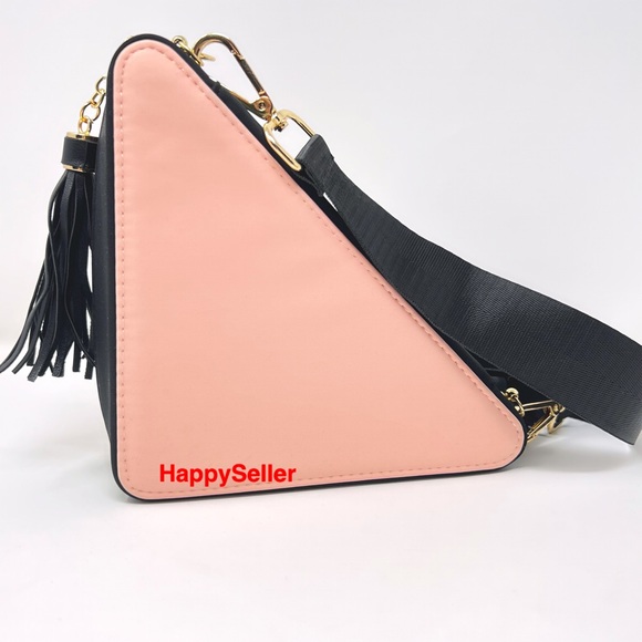 Prada Purse Triangle Pouch Converted to Crossbody Converted Adjustable Strap NEW - Picture 8 of 12